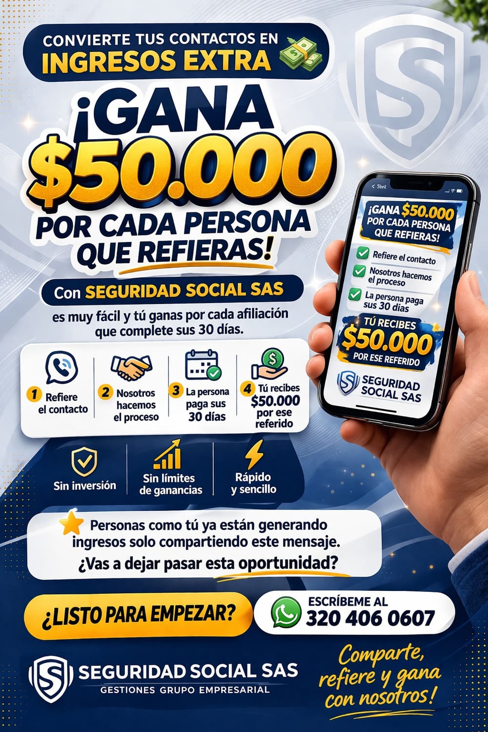 Promo afiliación EPS
